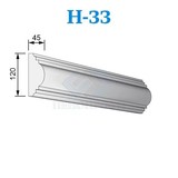 Фасадные наличники из пенопласта (пенополистирола) Н-33, ПСБ-С-25Ф. Фасадный декор из пенопласта